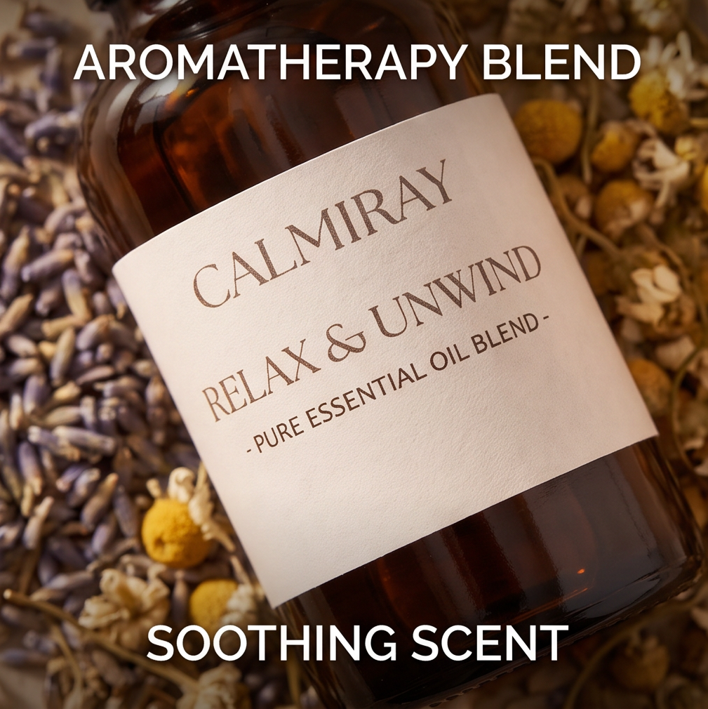 CALMIRAY pure essential oil blend, 100% pure and natural ingredients