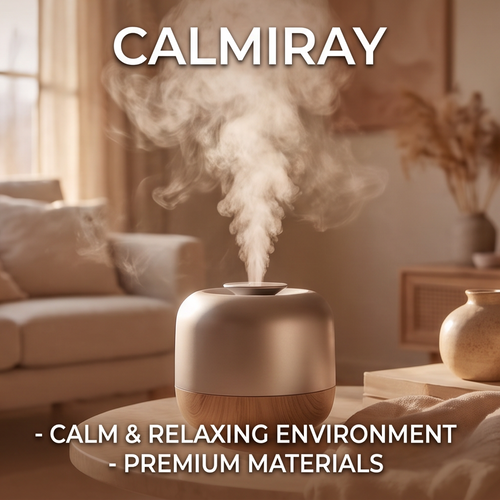 CALMIRAY diffuser with ultra-quiet operation and adjustable mist