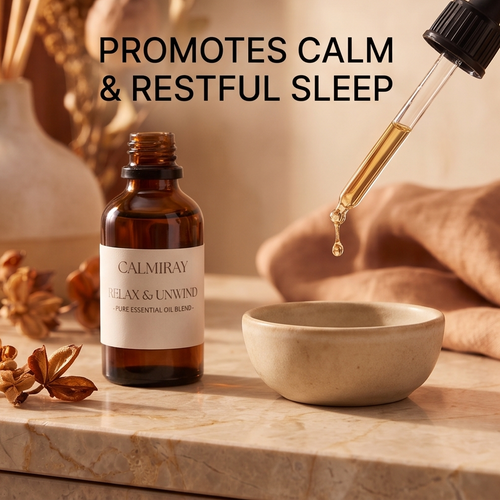 CALMIRAY essential oil blend, create your sanctuary of calm and tranquility