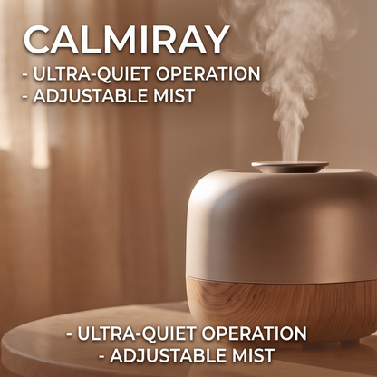 CALMIRAY diffuser with ambient warm glow LED light ring