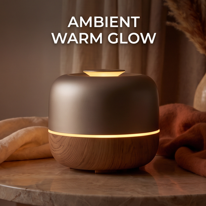 CALMIRAY diffuser with adjustable mist and LED light control buttons